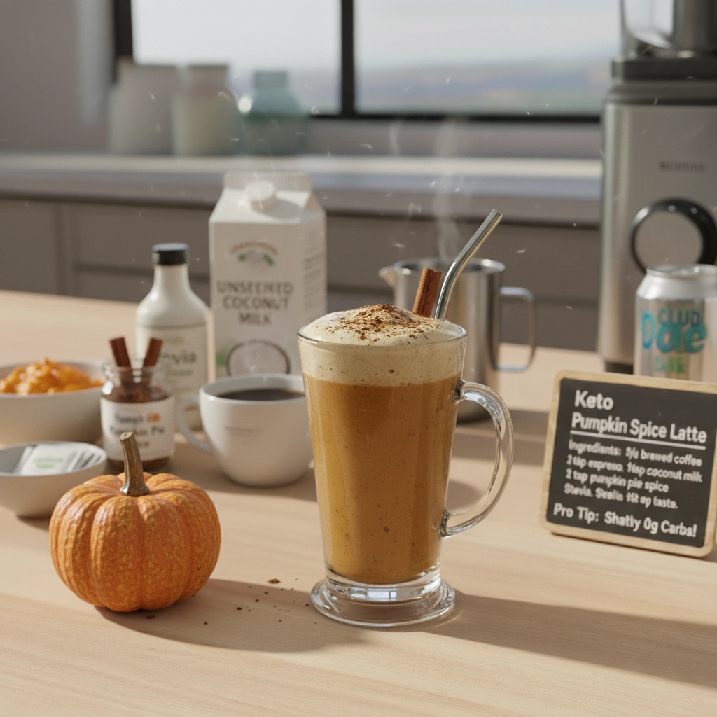 Keto Pumpkin Spice Latte
