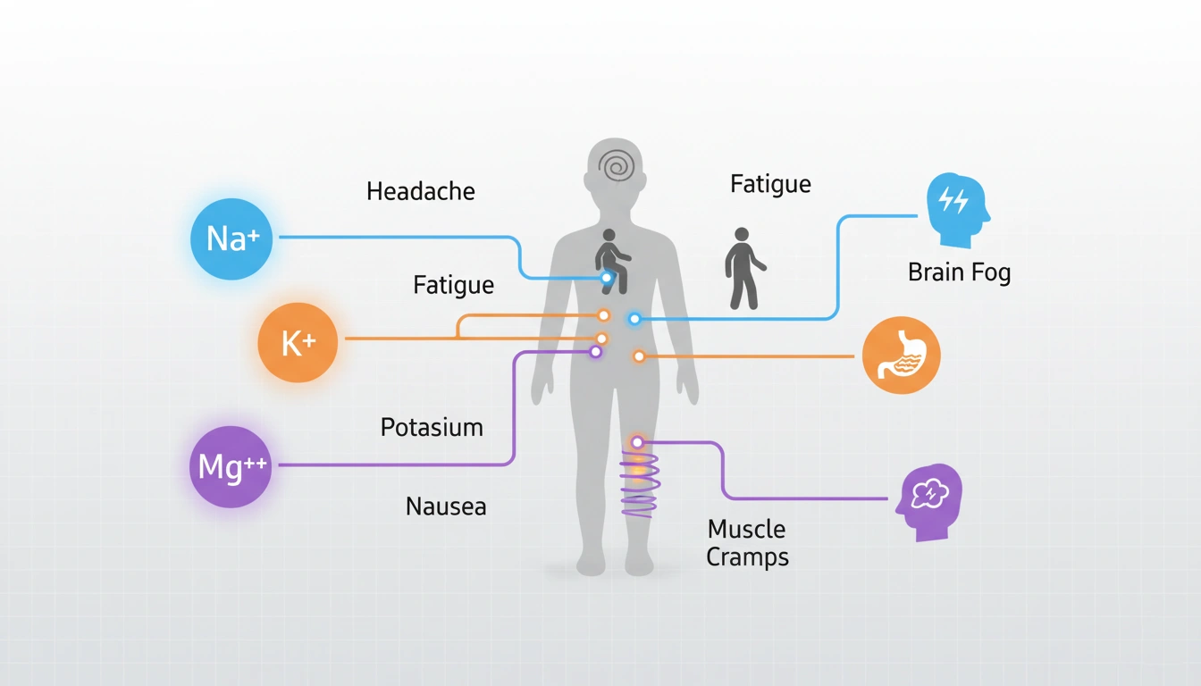 Keto Flu Symptoms Chart