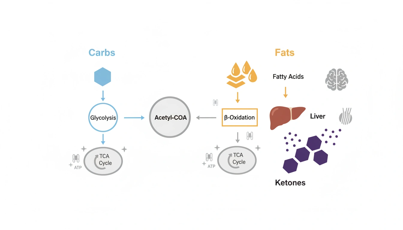Ketogenic diet metabolism pathway