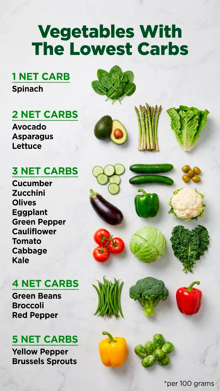 Definite Keto Veggie Guide