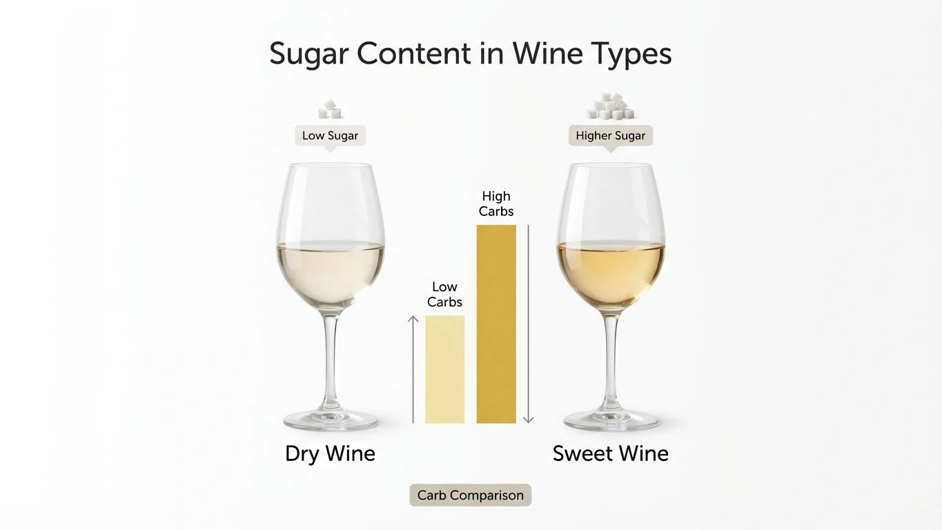 Sugar Content in Wine Types