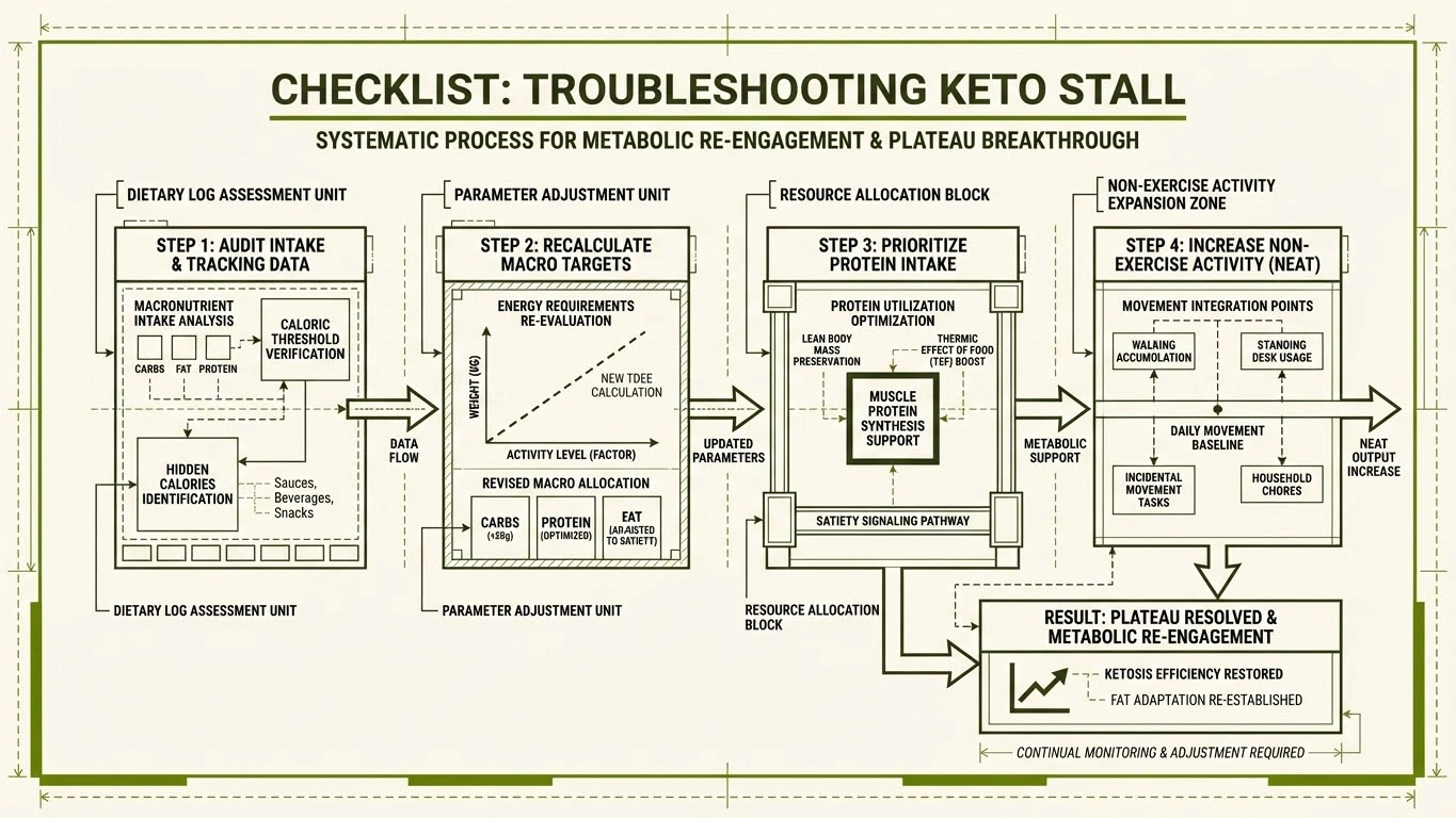 Checklist for Troubleshooting Keto Stall