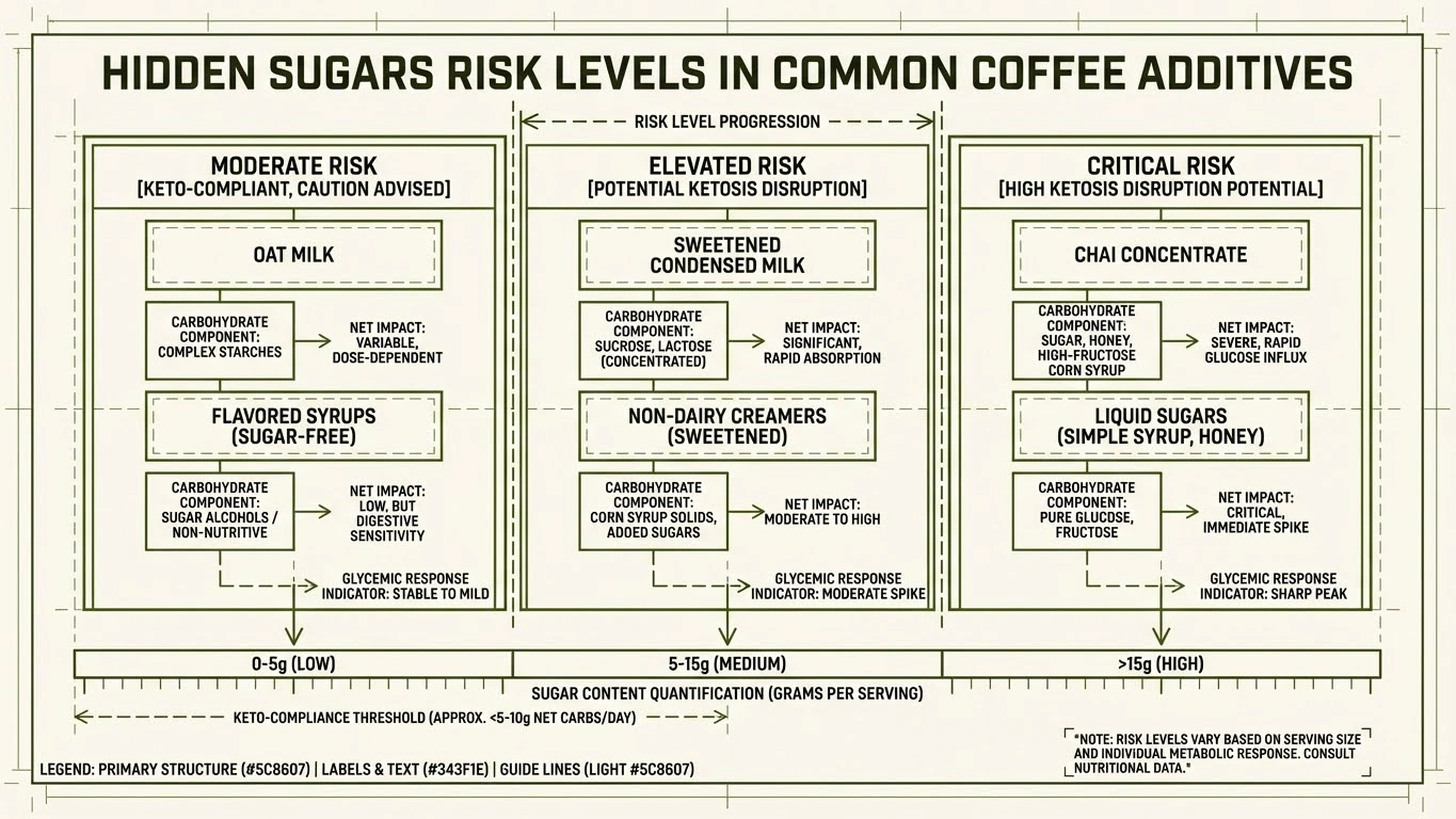 Hidden Sugars Risk Meter in Coffee