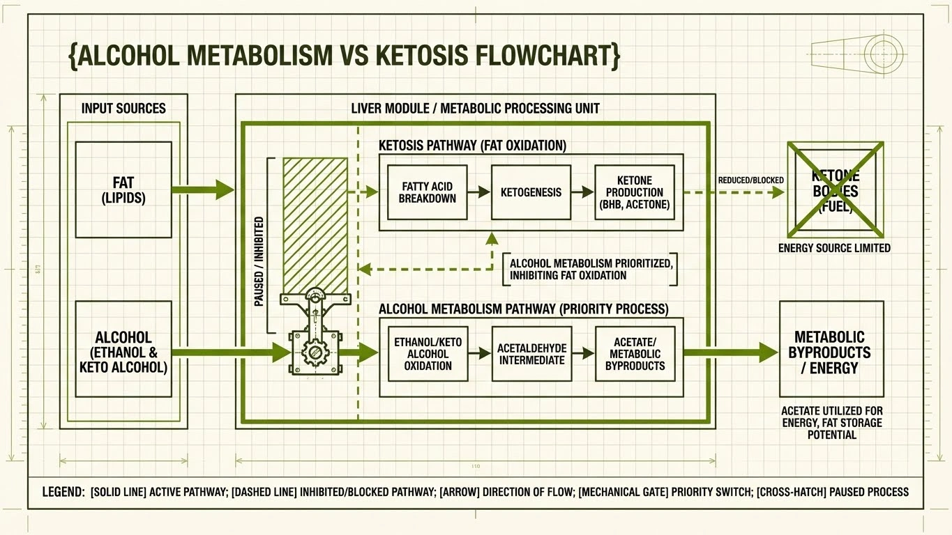 Physiology of Alcohol Metabolism in Ketosis