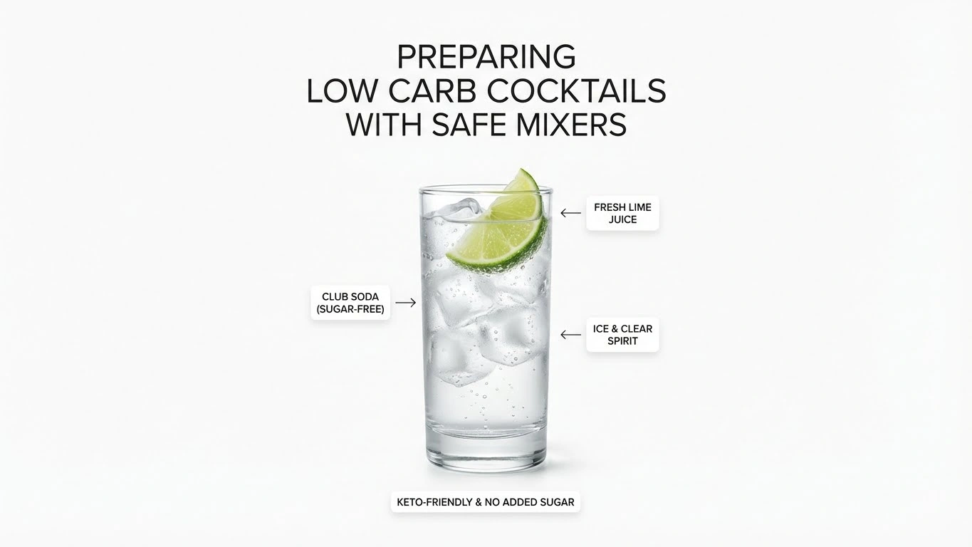 Keto Alcohol Safe Mixers and Preparation