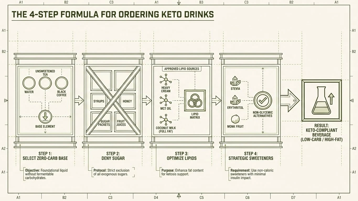 Keto Drink Ordering Formula Chart