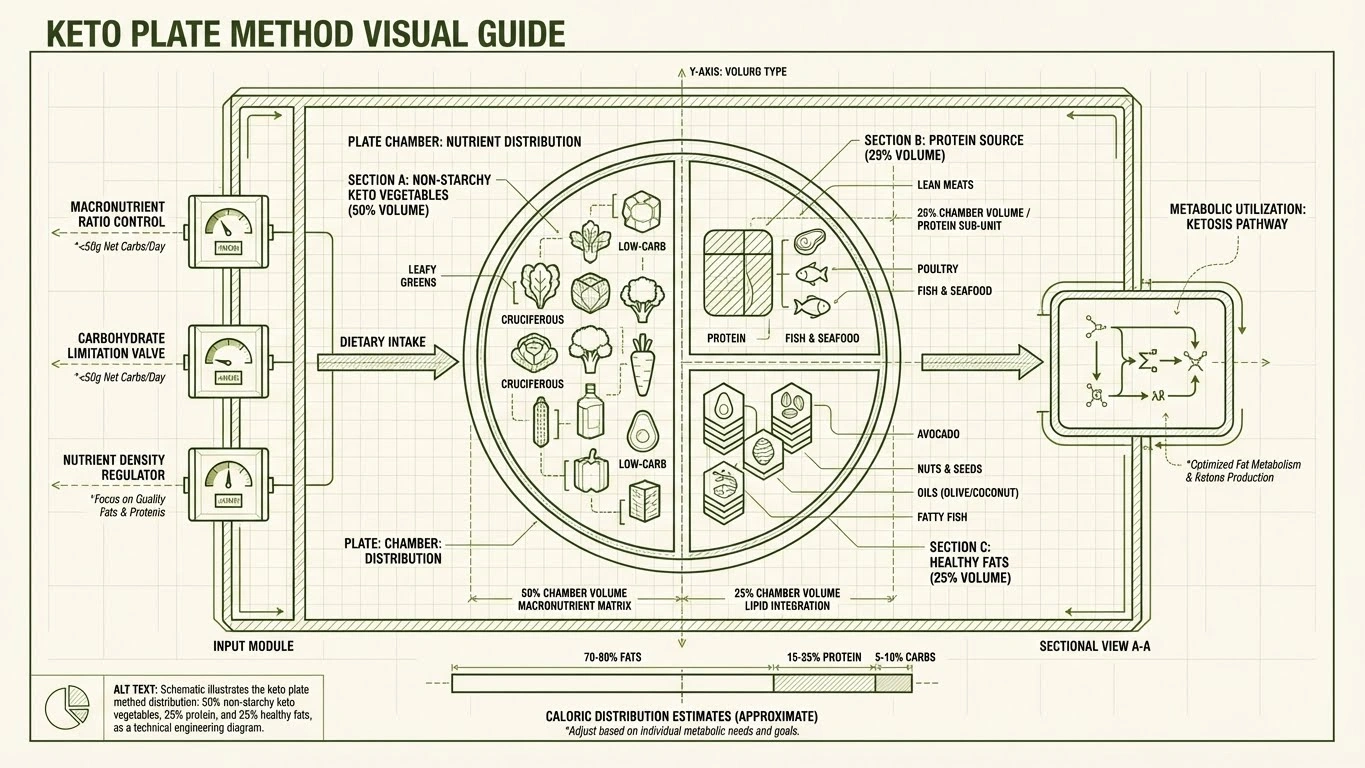 Keto Plate Method Visual Guide