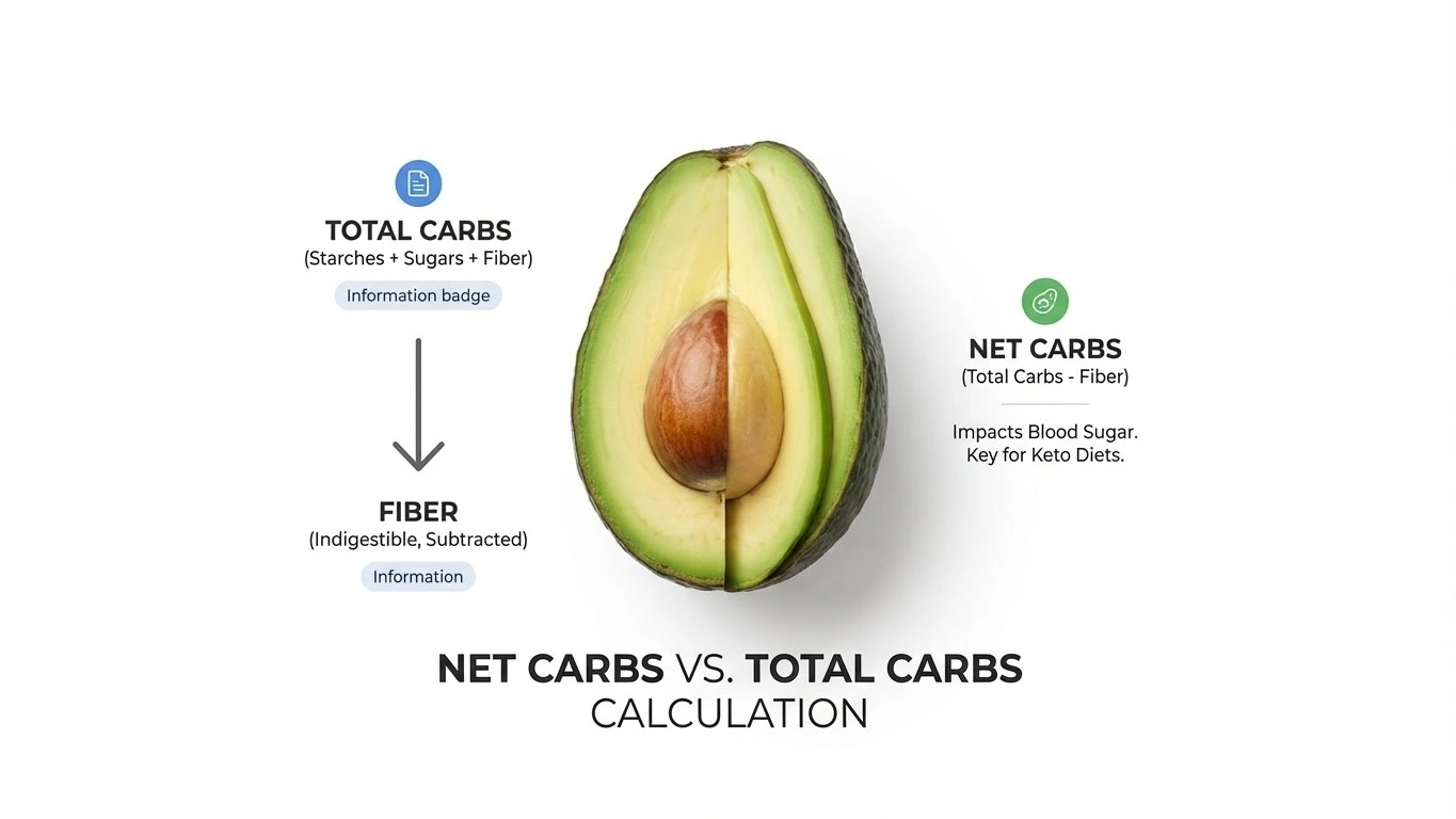 Net Carbs Calculation Visual
