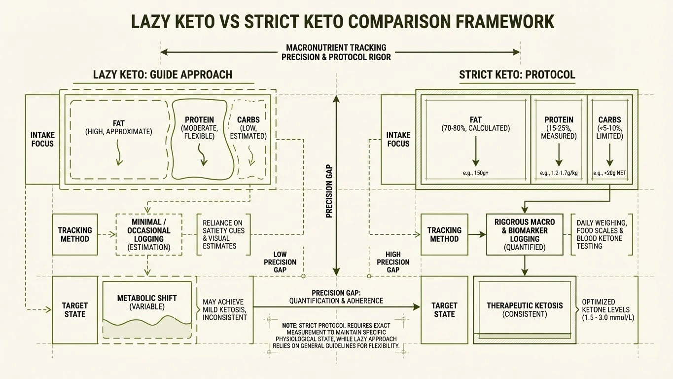 Lazy Keto vs Strict Keto Comparison Framework