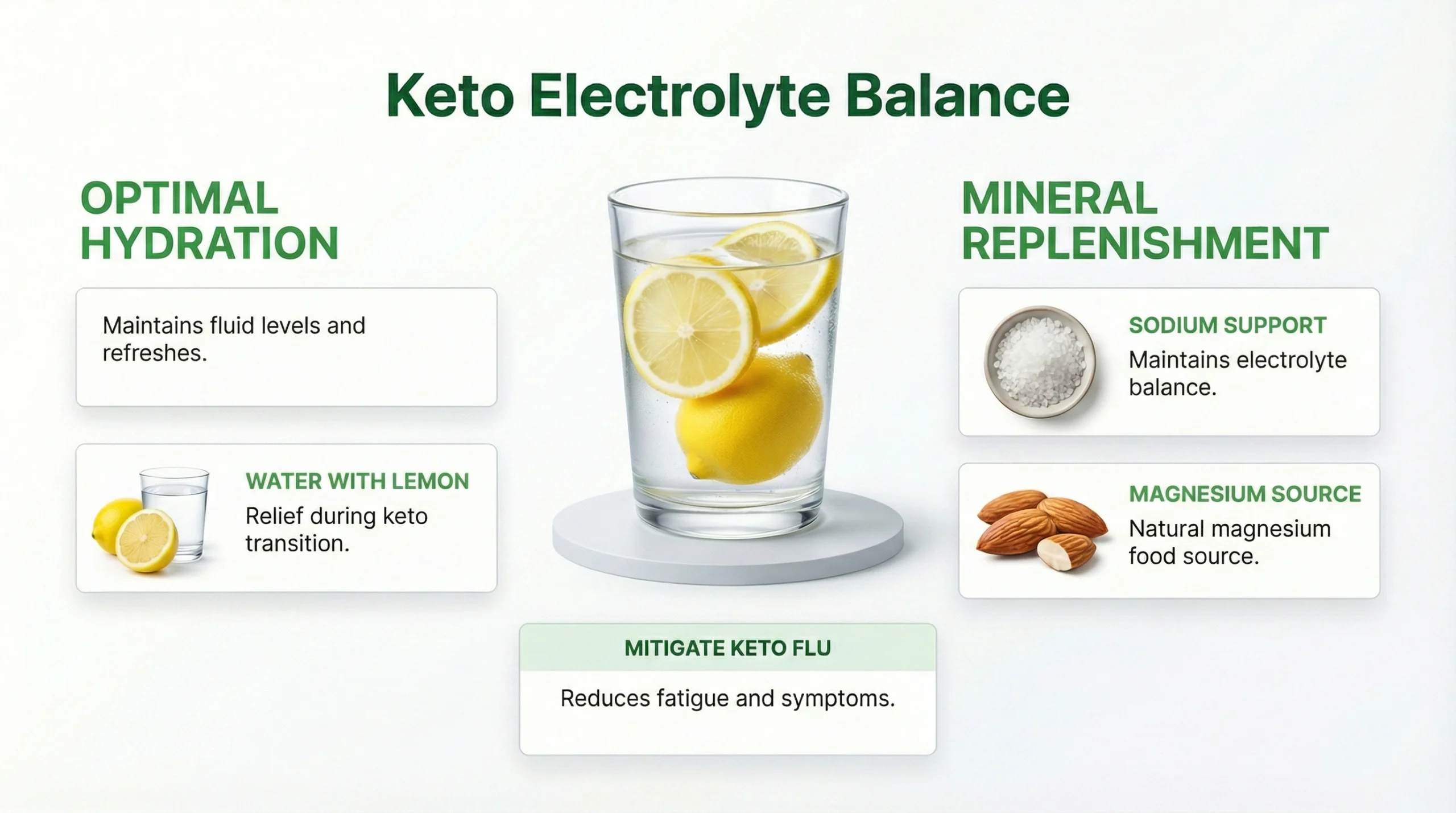 Hydration and electrolyte balance on a ketogenic diet