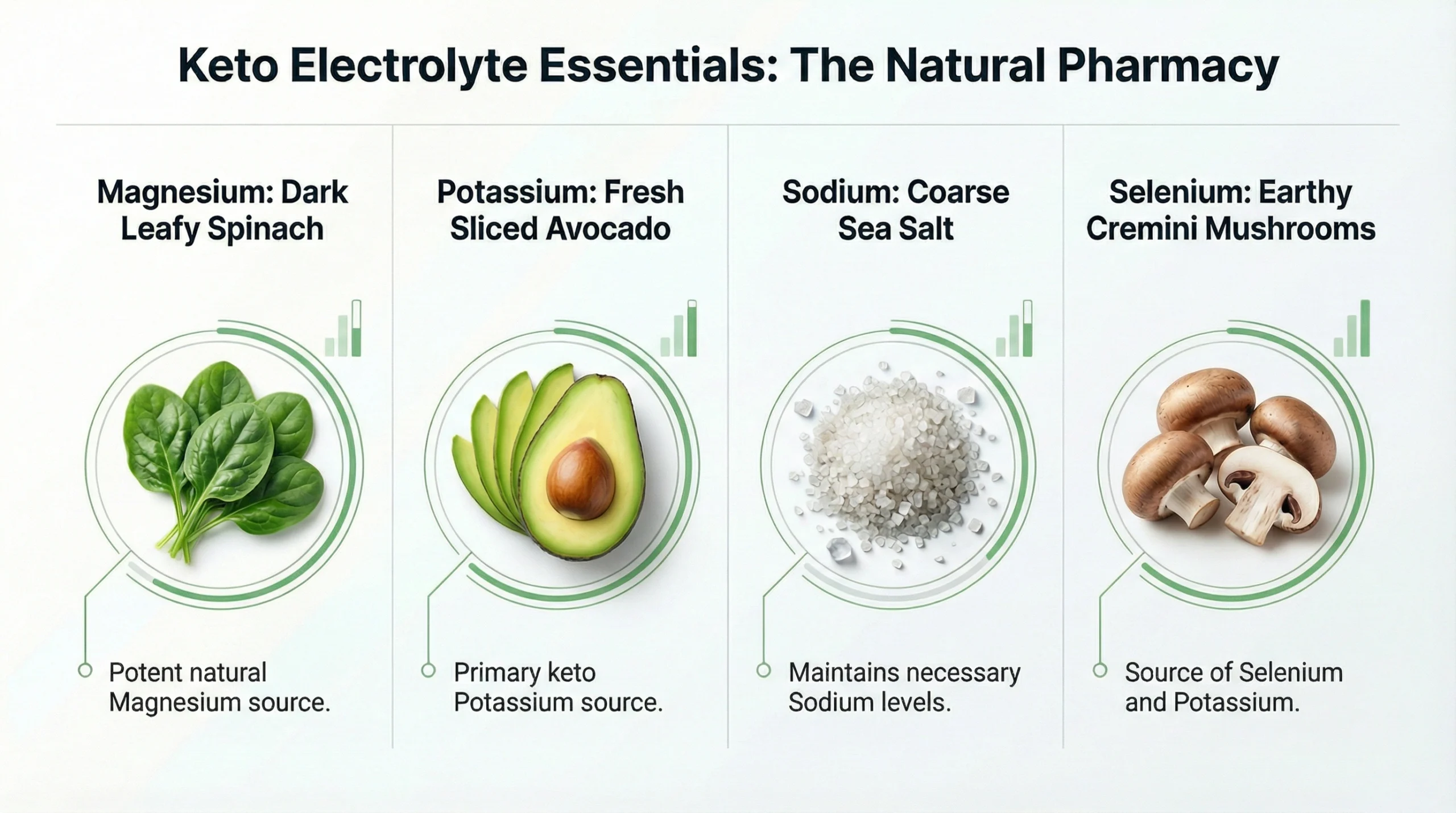Keto flu electrolytes vegetables