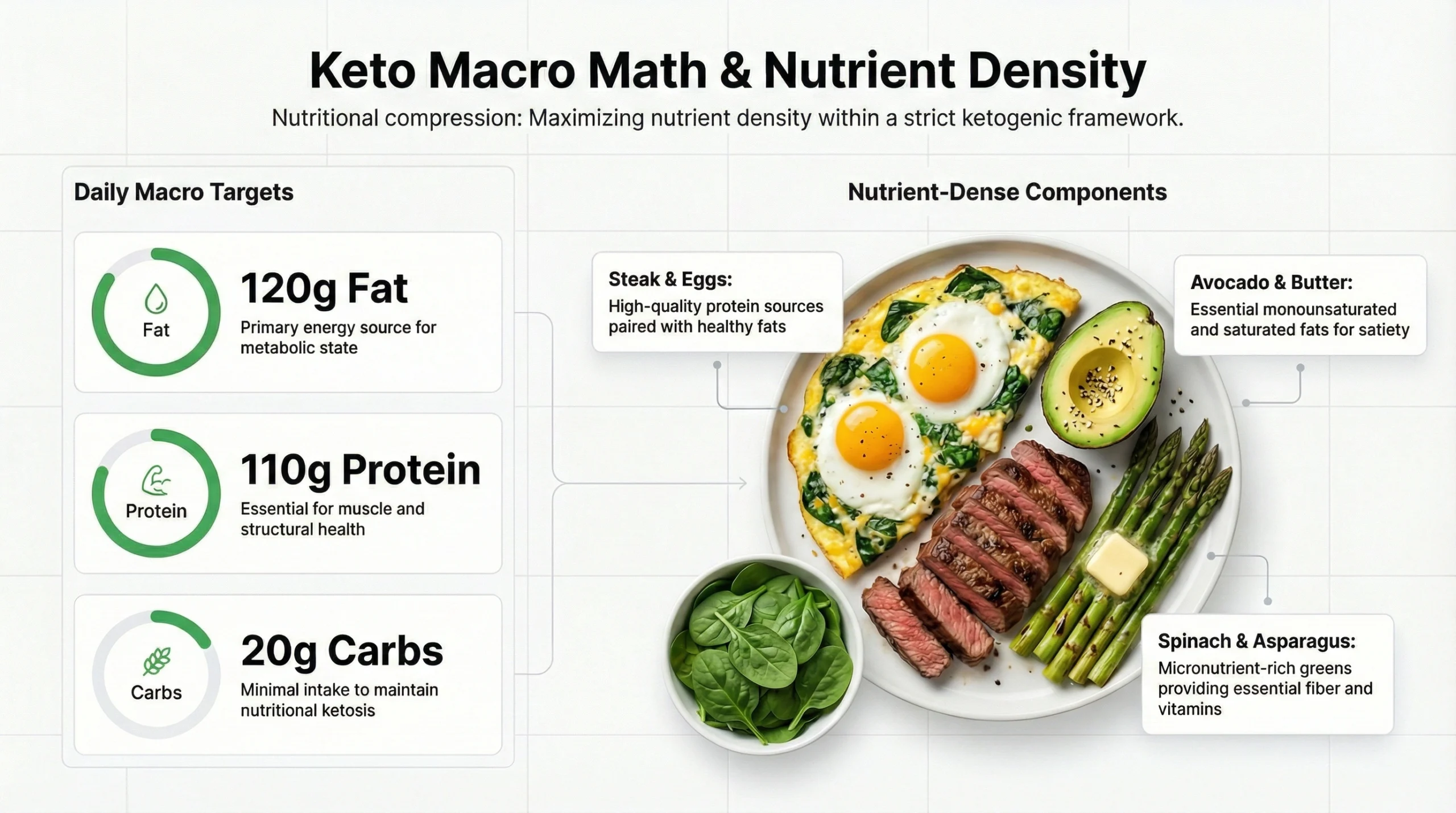 Keto Macros Nutrient Density for 16/8