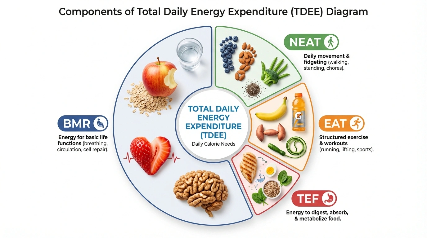 TDEE Components Breakdown